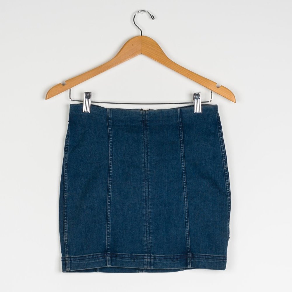 Women's Free People Denim Mini Skirt Size 4